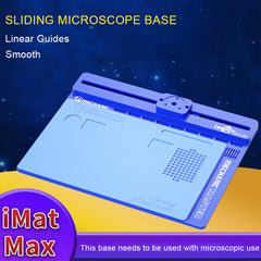Base deslizante de aleación de aluminio para microscopio mecánico imat Max-air