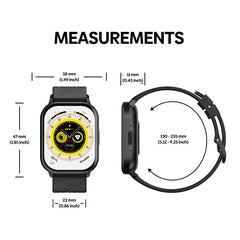 Reloj inteligente Zeblaze GTS 3 de 2,03 pulgadas