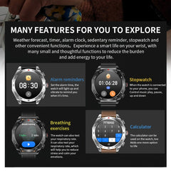 LEMFO T95 2 en 1 Reloj inteligente con auriculares Bluetooth