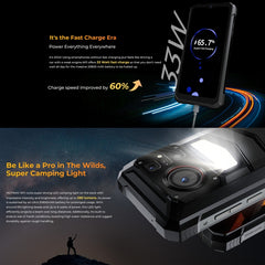 Teléfono resistente HOTWAV W11, visión noctu...