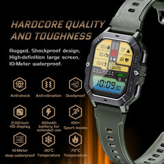 Reloj inteligente deportivo LEMFO C28 de 2,02 pulgadas