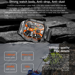 Reloj inteligente deportivo LEMFO K61 Pro de 1,96 pulgadas con Bluetooth 5.0