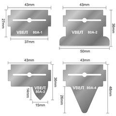 BEST VBST-80A Juego de raspadores para quitar pegamento de acero inoxidable