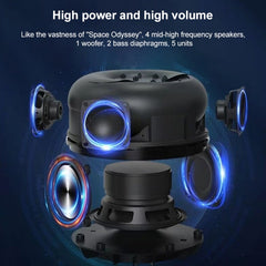 Altavoz inalámbrico Bluetooth con LED RGB de 40 W
