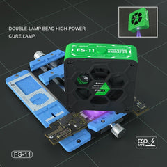 Mijing FS-11 Enfriamiento + Curado UV + Ventilador de extracción de humo