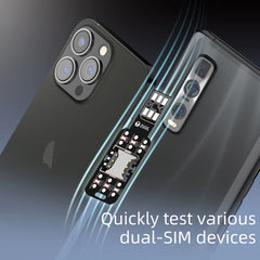 Placa de prueba rápida para comprobador de tarjetas SIM duales 2UUL SM01