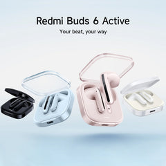 Auriculares intrauditivos inalámbricos Xiaomi Redmi Buds 6 Active originales