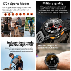 Reloj inteligente deportivo con GPS LEMFO K67 de 1,43 pulgadas