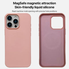 Funda MagSafe de silicona líquida para teléf...