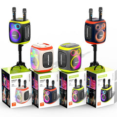 Altavoz Bluetooth con micrófono dual para exteriores HOPESTAR PARTY130