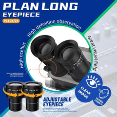 Conjunto de microscopio estereoscópico trino...