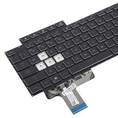 US Version 16 Pin Colorful Backlit Laptop Ke...