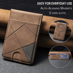 Magnetic Wallet Card Bag Case