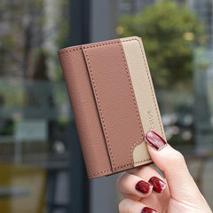 Color Matching Magnetic Wallet Card Bag Case