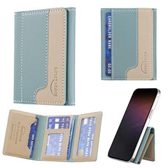 Color Matching Magnetic Wallet Card Bag Case