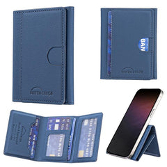 Solid Color Magnetic Wallet Card Bag Case