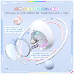 Auriculares inalámbricos ONIKUMA T302 RGB co...