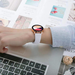 xDfind Pure Color Silicone Watch Band, 22mm