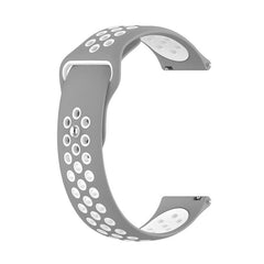 xDfind Two-color Silicone Watch Band, 20mm
