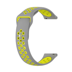 xDfind Two-color Silicone Watch Band, 22mm