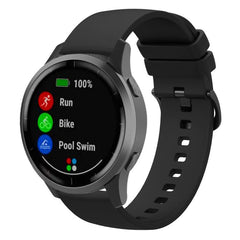 Correa de reloj de silicona plana de color p...