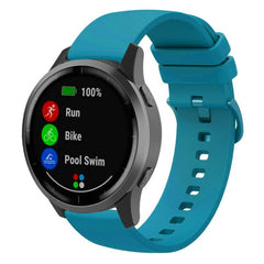 Correa de reloj de silicona plana de color p...
