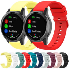 Correa de reloj de silicona plana de color p...