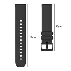 Correa de reloj de silicona plana de color p...