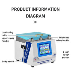 YYD YD-639 Laminadora, antiespumante y de cu...