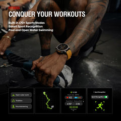 Reloj inteligente GPS resistente para exteriores Zeblaze Stratos 4