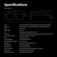 Gafas de tiro con IA Zeblaze Eyewear