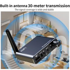 Adaptador de audio AUX Bluetooth portátil co...
