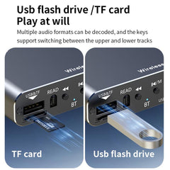 Adaptador de audio AUX Bluetooth portátil co...