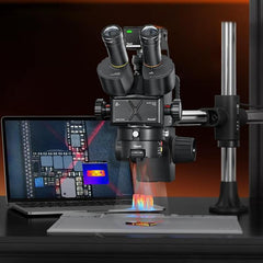 Microscopio trinocular QianLi 6558 Gorilla d...