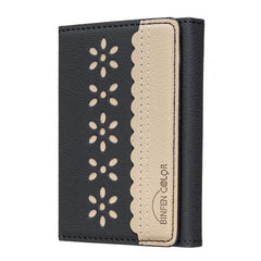 Tarjetero de piel MagSafe con estampado floral BFK25