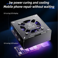 Ventilador de refrigeración para curado UV Mega-Idea con ajuste de tres velocidades