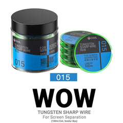 2UUL WS-015 0,015 mm 100 m Alambre de tungst...