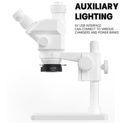 Fuente de luz anular para microscopio Luowei...