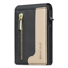 Cartera para tarjetas MagSafe con cremallera y bloques de color BFK31