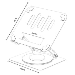 Soporte para portátil Yesido LP08 Infinite Hover de 360 grados