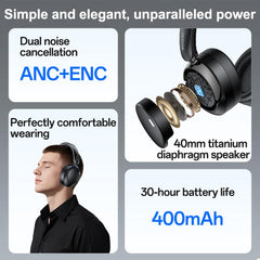 Auriculares Bluetooth supraaurales Yesido EP...