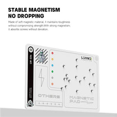 Almohadilla magnética para tornillos de doble cara de tamaño grande LUOWEI LW-334