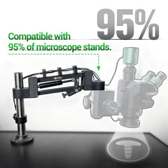 Soporte de brazo articulado para microscopio con amortiguación ajustable 2UUL MS71