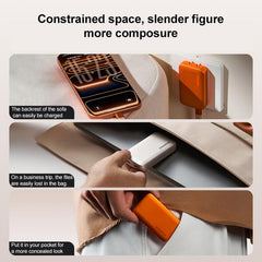 Kit de cargador rápido GaN Slim de 45 W y 2 puertos, enchufe estadounidense.