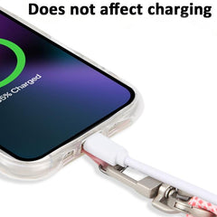 5 unidades de cordón para teléfono con pestaña de sujeción