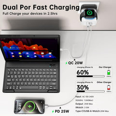 Cargador multifuncional XL-16 3 en 1 de 20 W