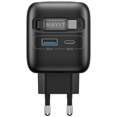 Cargador de viaje Havit UC252 de 65 W, 3 en ...