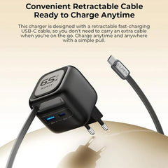 Cargador de viaje Havit UC252 de 65 W, 3 en ...