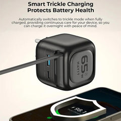 Cargador de viaje Havit UC253 de 65 W, 3 en ...