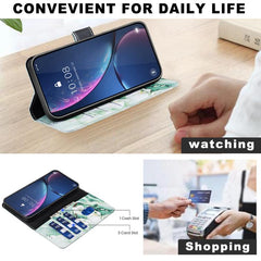 Funda de cuero para teléfono BF42 con diseño...